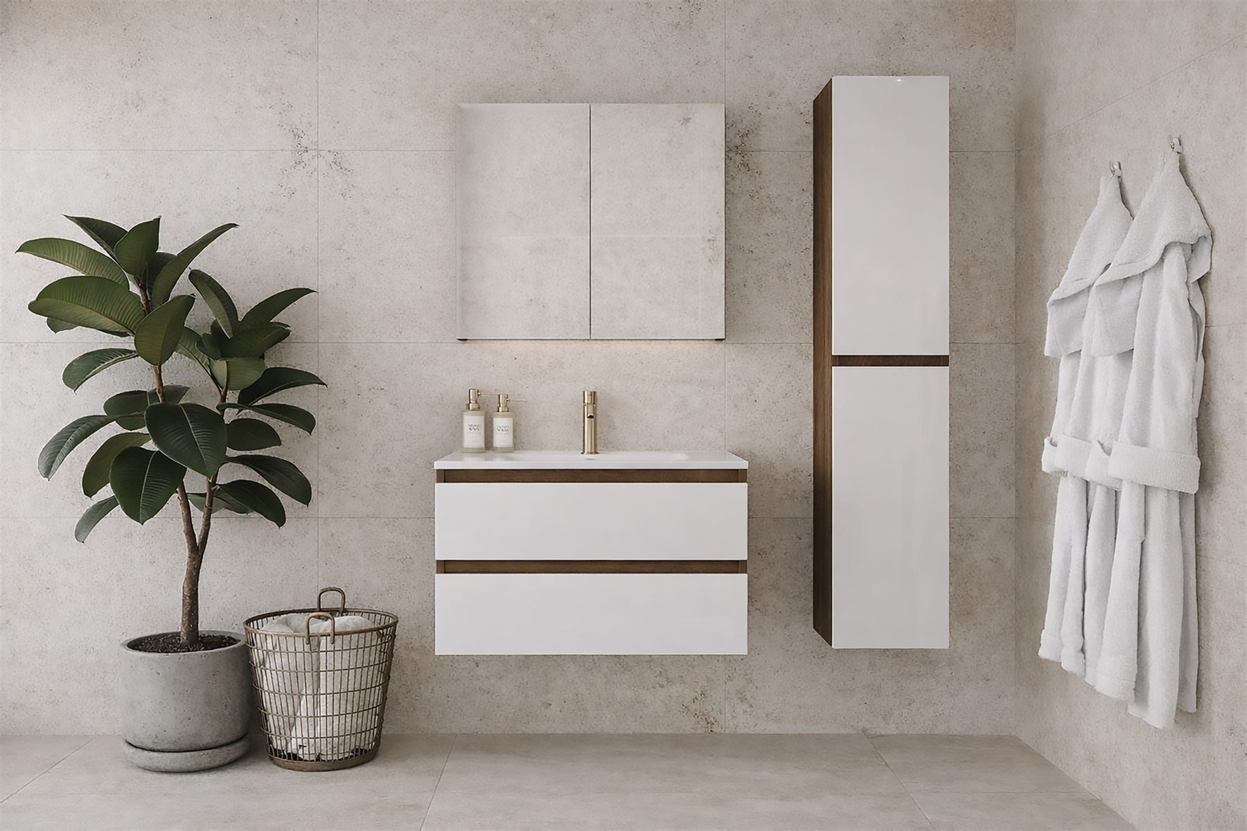 NOVA LIGHT bathroom furniture set by GURTSOV